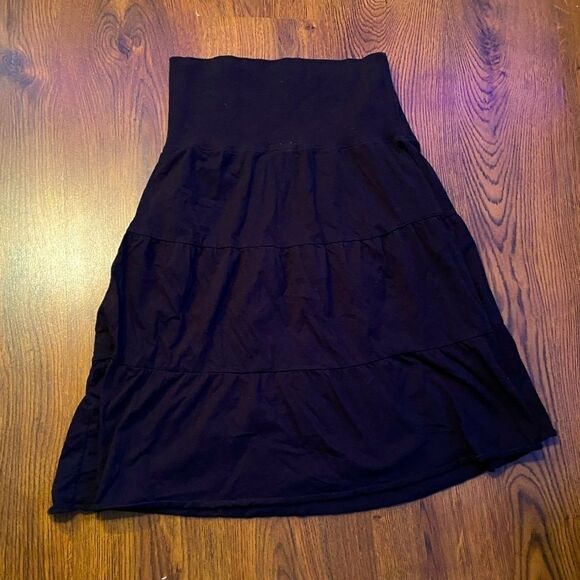 𝅺🌷ROOTS🌷 100% Cotton Black Tube Dress - Picture 4 of 6